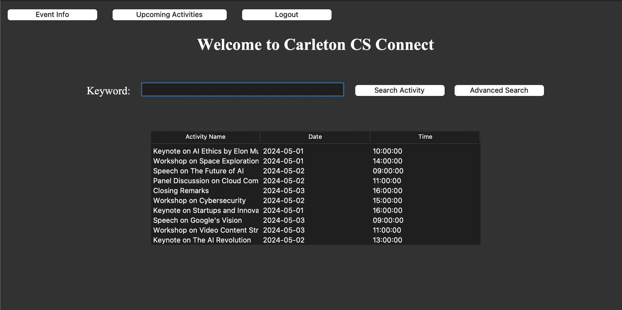 Event Management System